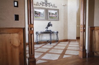 Hardwood Floor with Tile 2