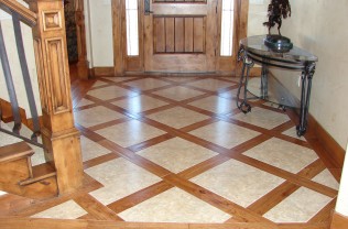 Hardwood Floor with Tile 3