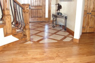 Hardwood Floor with Tile 4