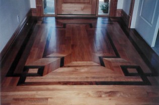 Pattern Hardwood Floor Decoration